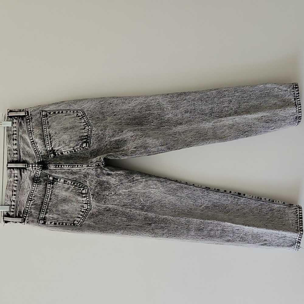 Frame Le Original Black Gray Acid Wash Cropped Jeans Size‎ 26 - Picture 8 of 16